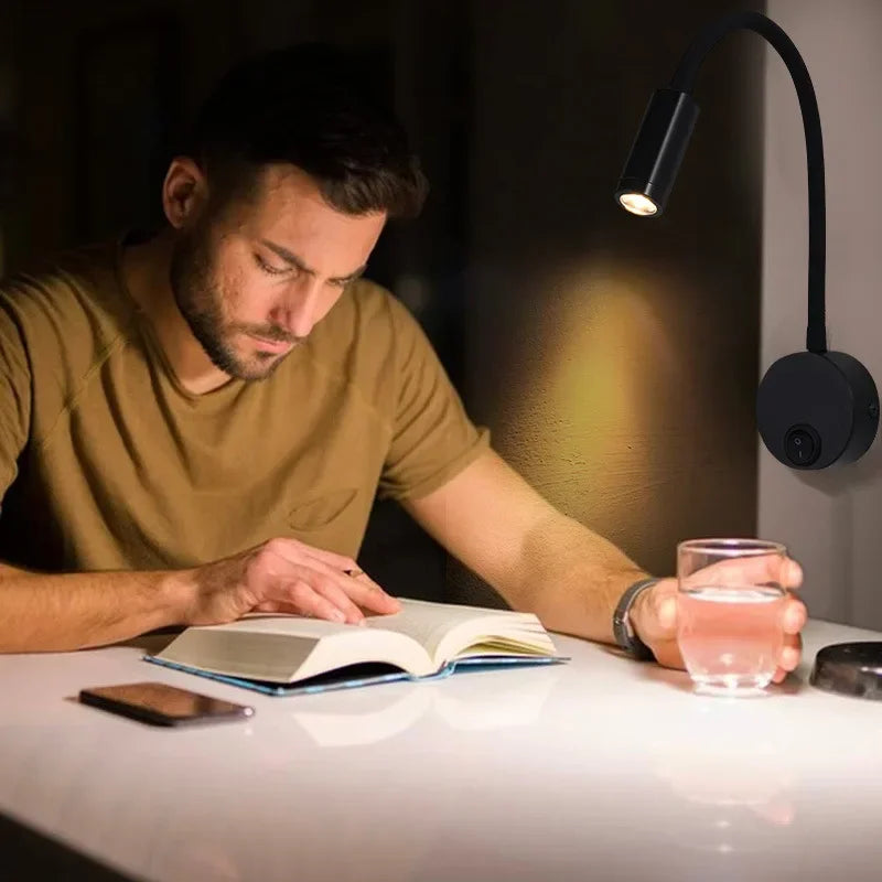 Vivolux | Vielseitige LED-Wandleuchte: Modern, Flexibel, Perfekt zum Lesen im Bett