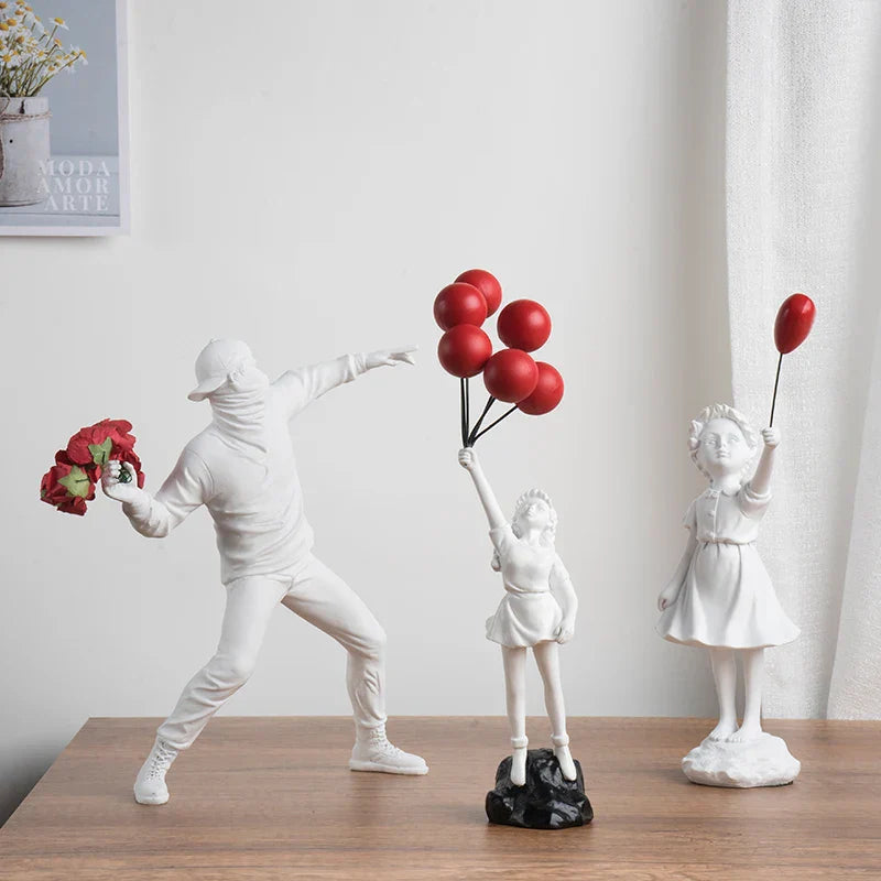 Vivolux | Von Banksy inspirierte Skulpturensammlung