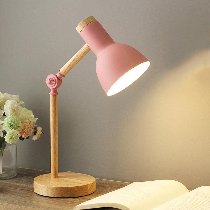 Vivolux | Nordische Schreibtischlampe aus Holz