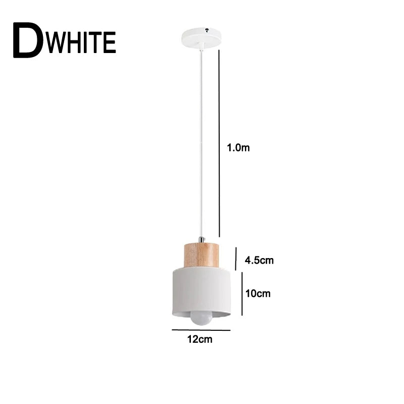 Vivolux | Nordische LED-Pendelleuchten aus Metall und Holz - Moderne Hängelampen für Esszimmer und Küche