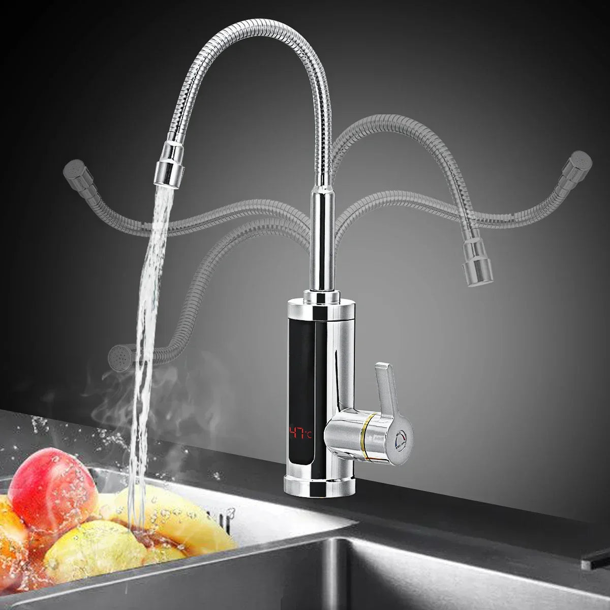 Vivolux | 3000W Elektrischer Küchenwasserhahn mit Sofort Warmwasser - FlowHeat