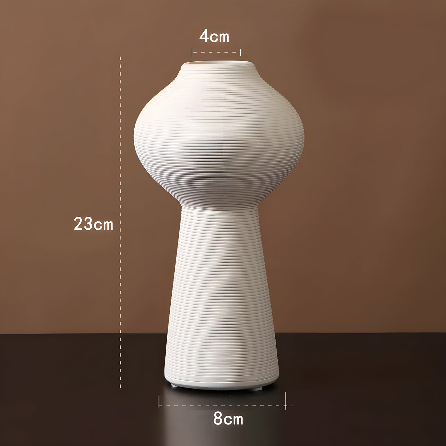 Vivolux | Minimalistische Handgefertigte Keramische Zen-Vase