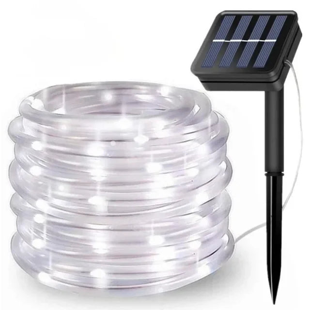 Vivolux | LED Solar Lichterkette - Außen wasserdichte Lichter für Weihnachten, Garten, Rasen, Bäume, Zaun und Gehweg Dekor