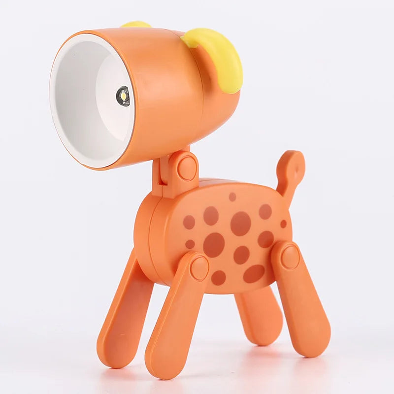 Vivolux | Süße LED-Nachtlampe - Mini-Hund, Hirsch, Dinosaurier Falt-Tischlampe für das Kinderzimmer
