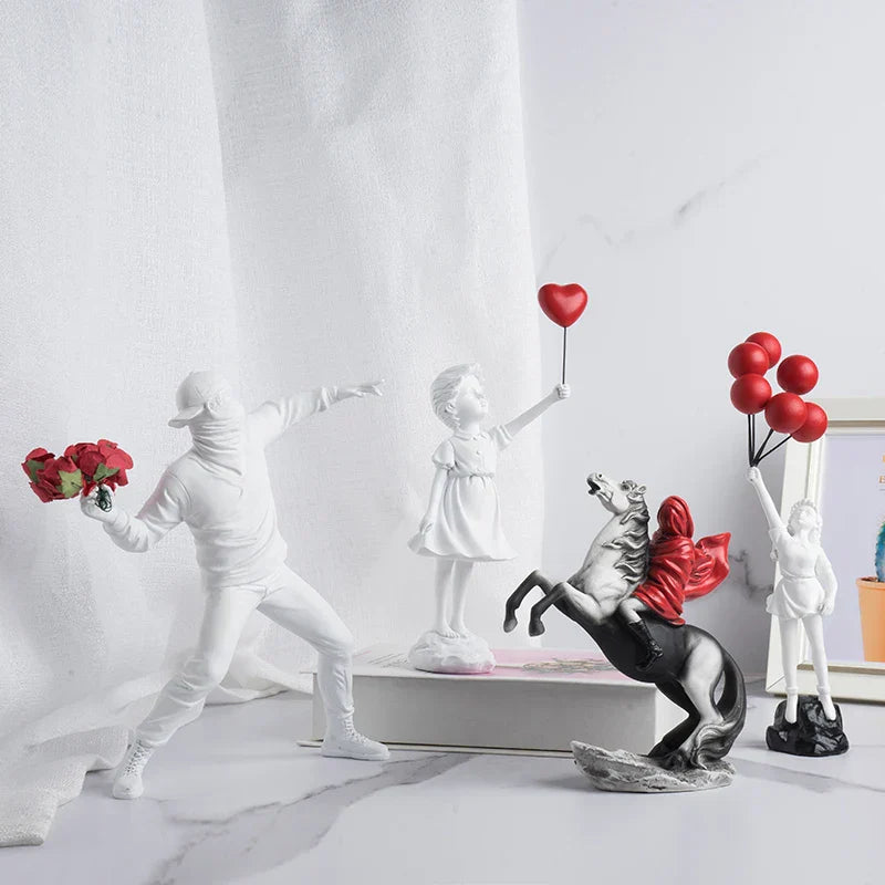 Vivolux | Von Banksy inspirierte Skulpturensammlung