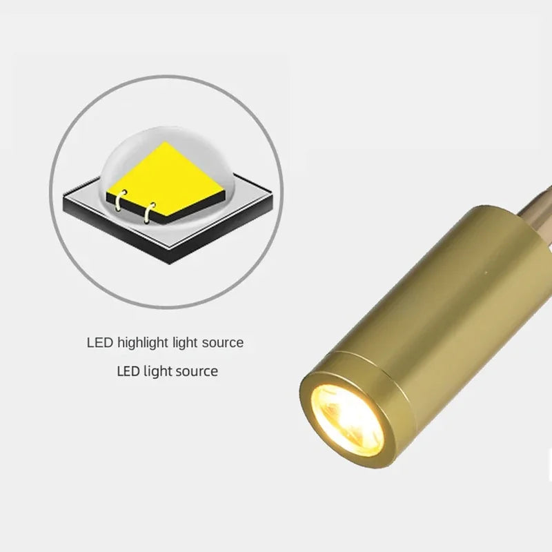 Vivolux | Vielseitige LED-Wandleuchte: Modern, Flexibel, Perfekt zum Lesen im Bett