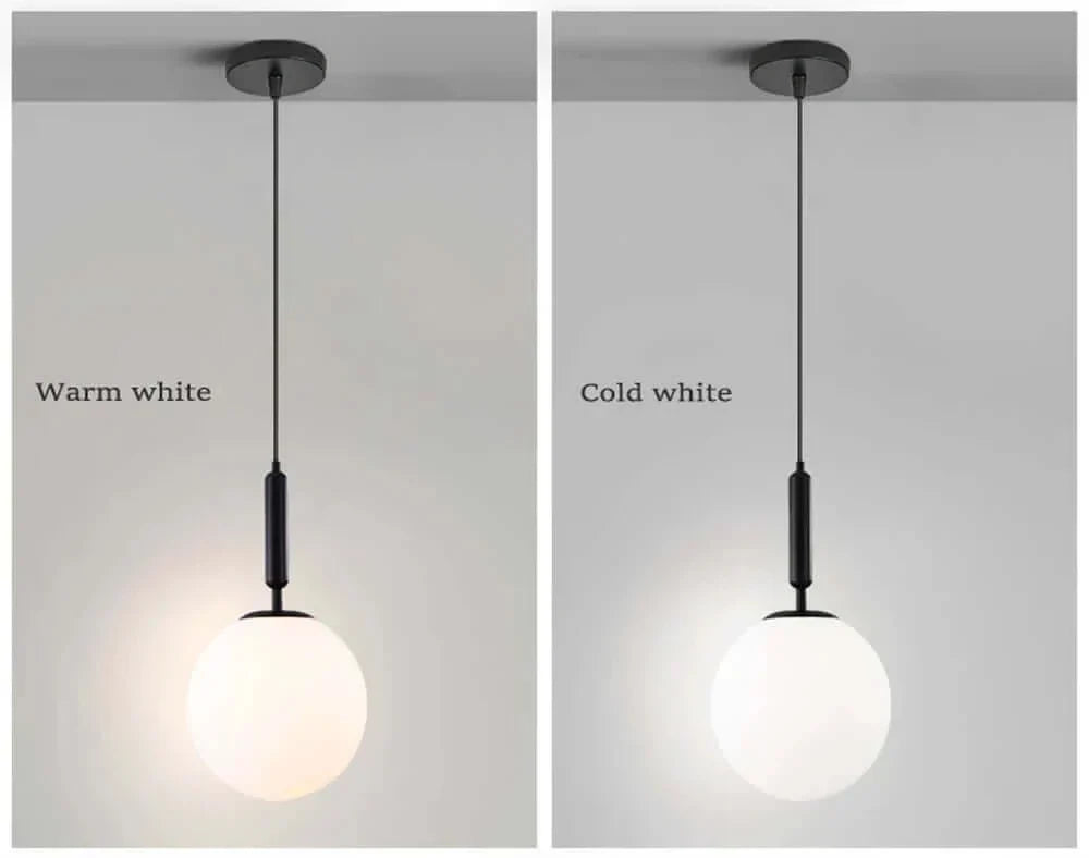 Vivolux | Mid-Century Modern Glas Ball Pendelleuchte