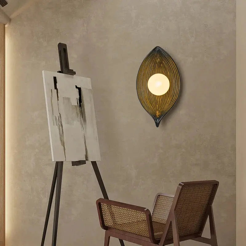 Vivolux | Wandlampe LED Blattgold Elegant