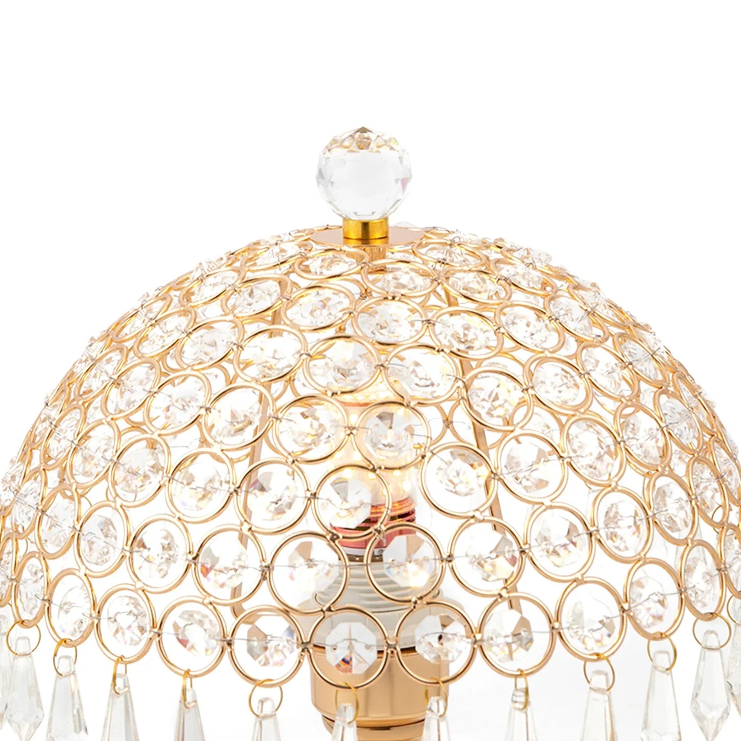 Vivolux | Moderne Kristall Luxus Dekorative Nachttischlampe