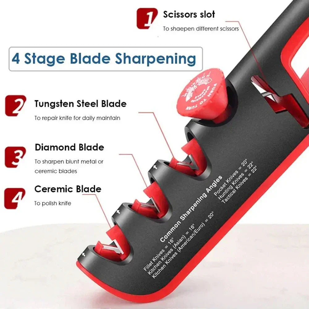 Vivolux | 4-in-1 Professioneller Messerschärfer (1+1 Gratis) - EdgeSharp