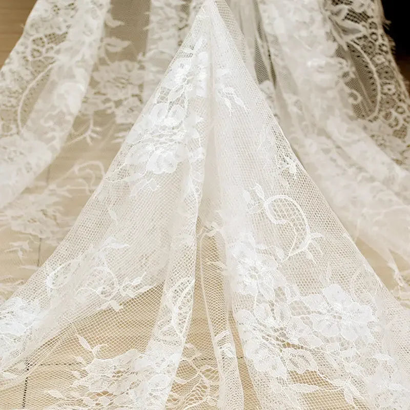 Vivolux | Rustikale Hochzeit Weiße Spitze Tischdecke Vintage Bestickte Empfangstisch Dekor Boho Party Valentinstag Tischdecke