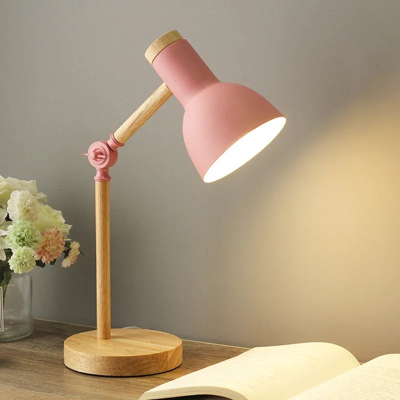 Vivolux | Gefärbte Holztischlampe
