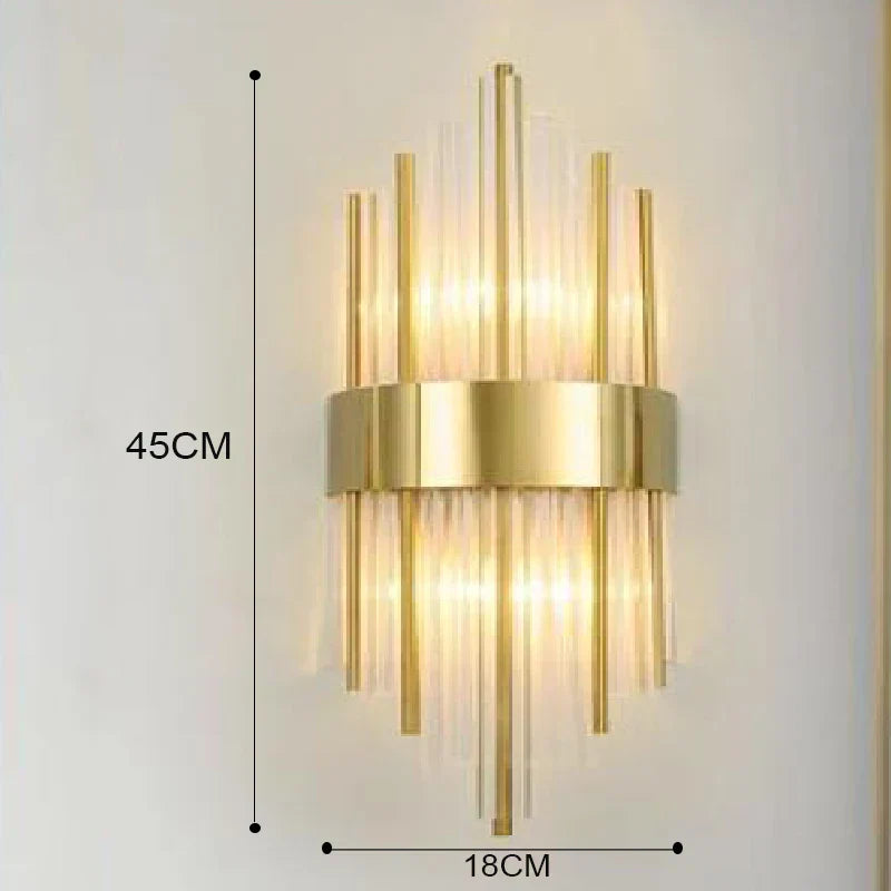 Vivolux | Elegante LED-Wandleuchte in Gold