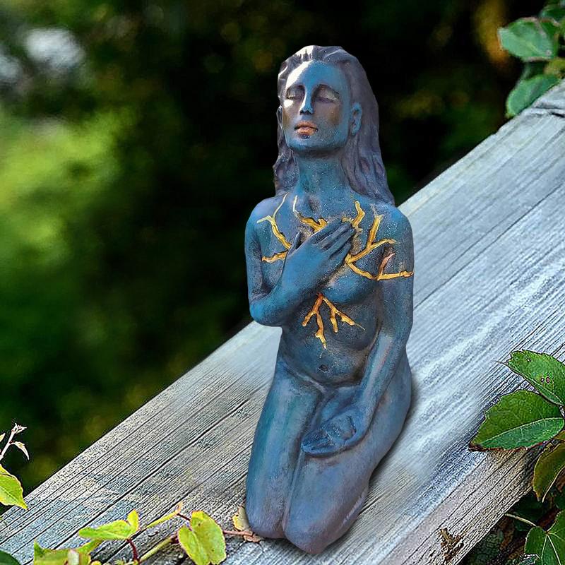Vivolux | Heilende Göttin Skulptur: Harz abstrakt