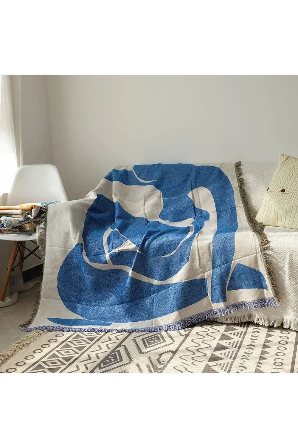 Vivolux | Abstract Blue Muse Decke