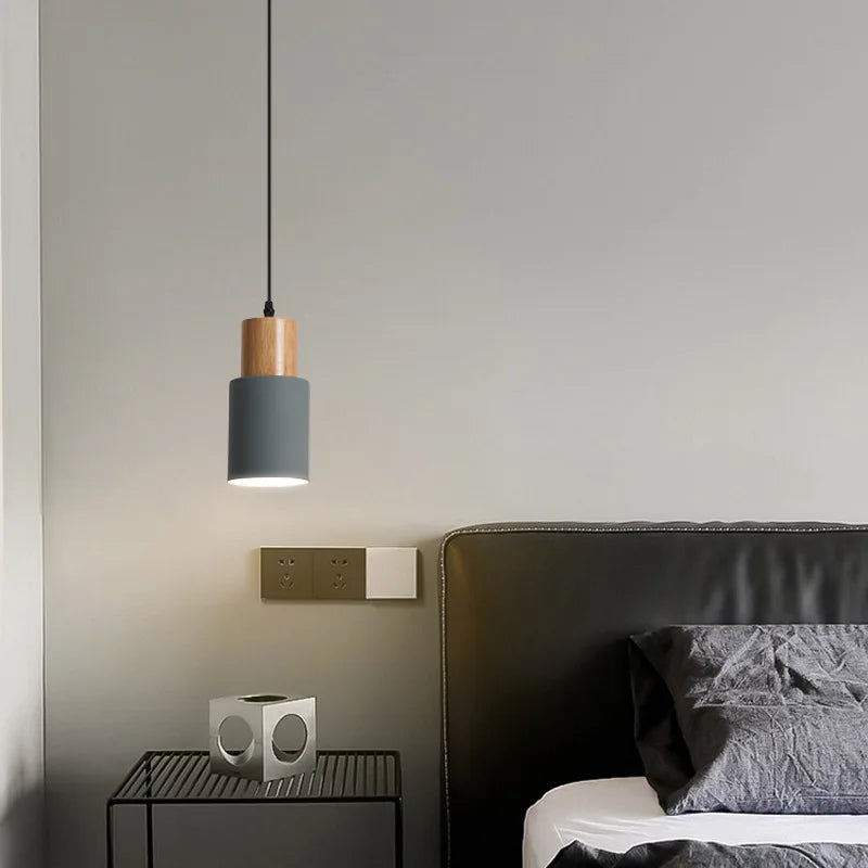 Vivolux | Nordische LED-Pendelleuchten aus Metall und Holz - Moderne Hängelampen für Esszimmer und Küche
