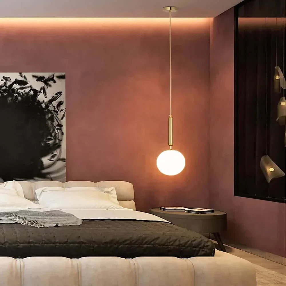 Vivolux | Mid-Century Modern Glas Ball Pendelleuchte
