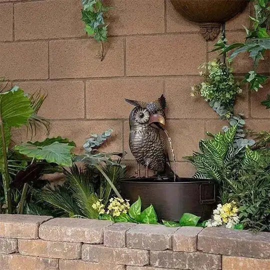 Vivolux | Tierfiguren | Bezaubernder Wasserfall-Brunnen für draußen