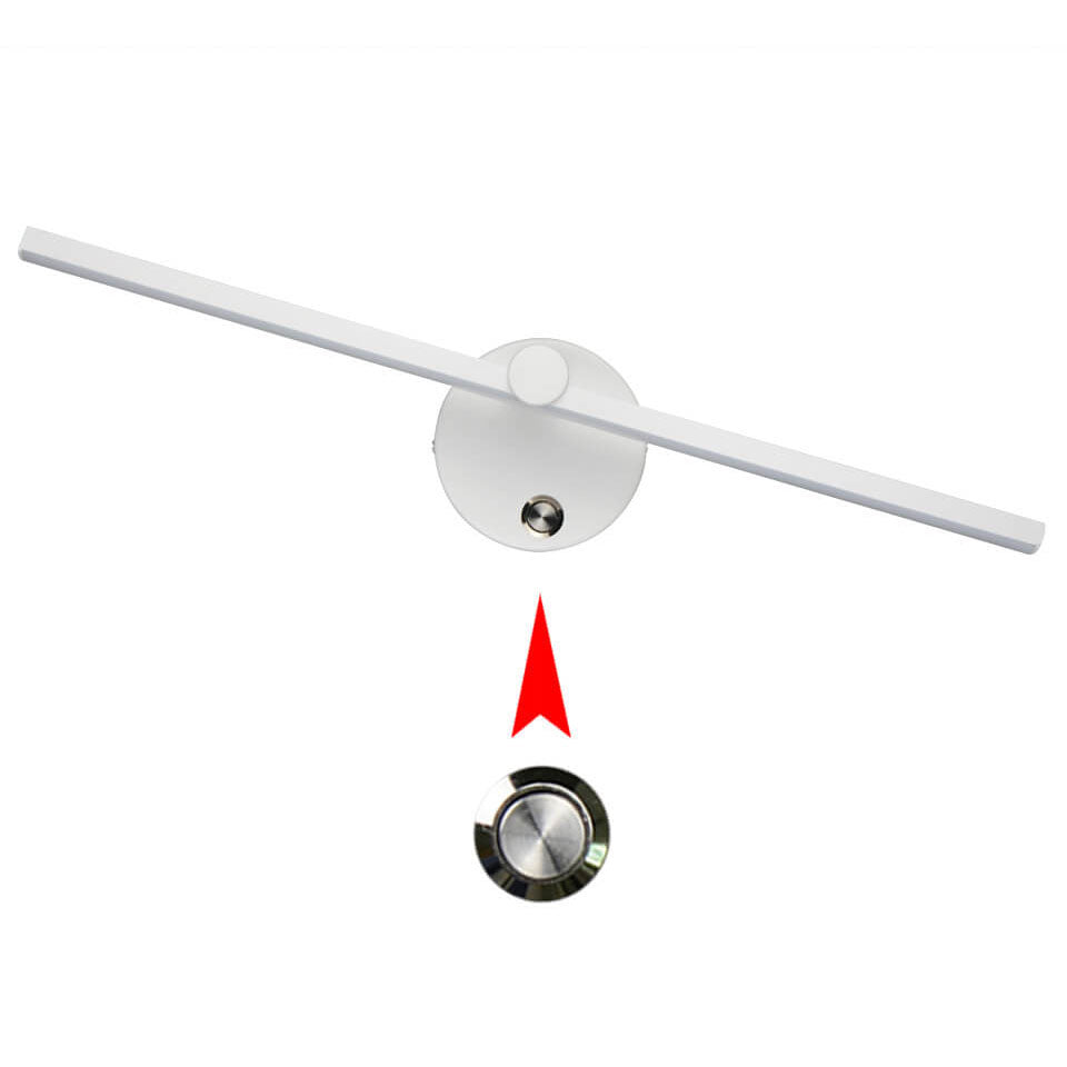 Vivolux | Nordic Minimalist Aluminium Lange Bar Schalter LED Spiegel Wandleuchte Lampe