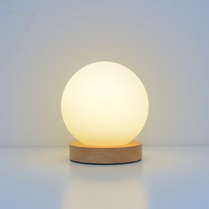Vivolux | LumoAura USB LED Tischlampe | Wiederaufladbar | Warmes Licht | Minimalistisches Design für Zuhause