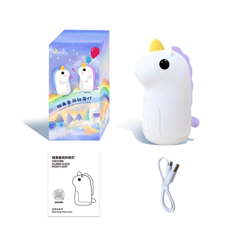 Vivolux | Unilora DreamLight Wecker | Einhorn Design | Timer & LED Nachtlicht | Kinderzimmer-Deko