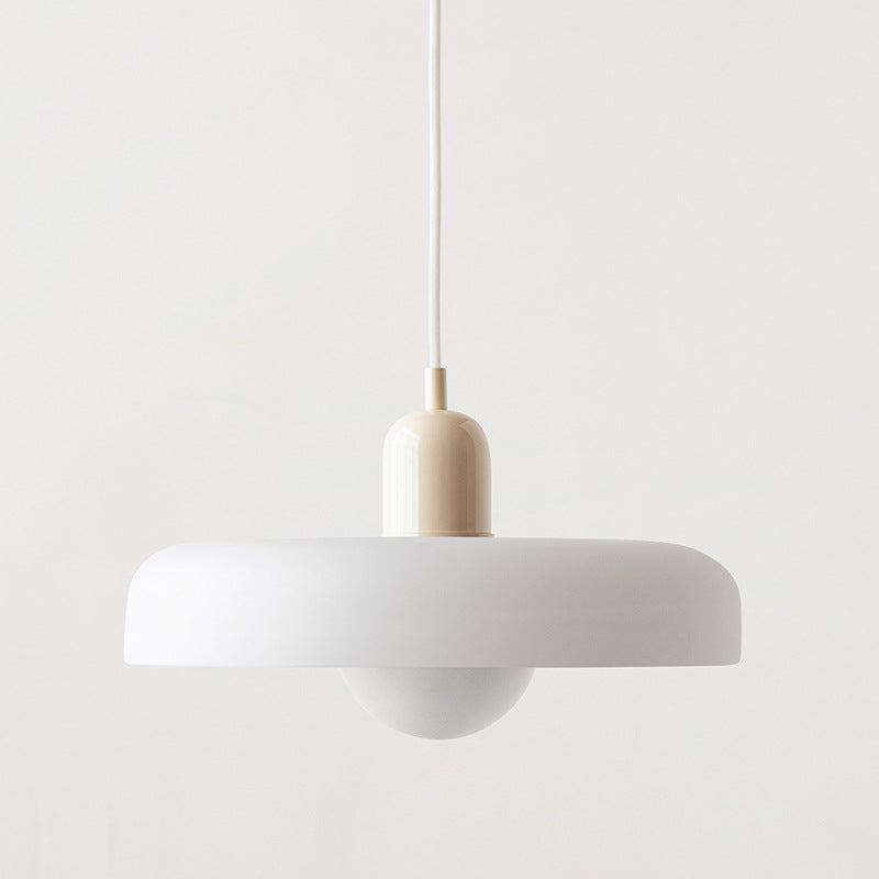 Vivolux | Pendelleuchte aus farbigem Glas | Elegante Hängeleuchte im Bauhaus-Stil | Designlampe für Wohnzimmer & Esszimmer