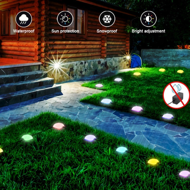 Vivolux | CP01 Outdoor WIFI Smart APP Steuerung Gartenlampe Musik-Synchronisation Außen Bodenlichter (US-Stecker)