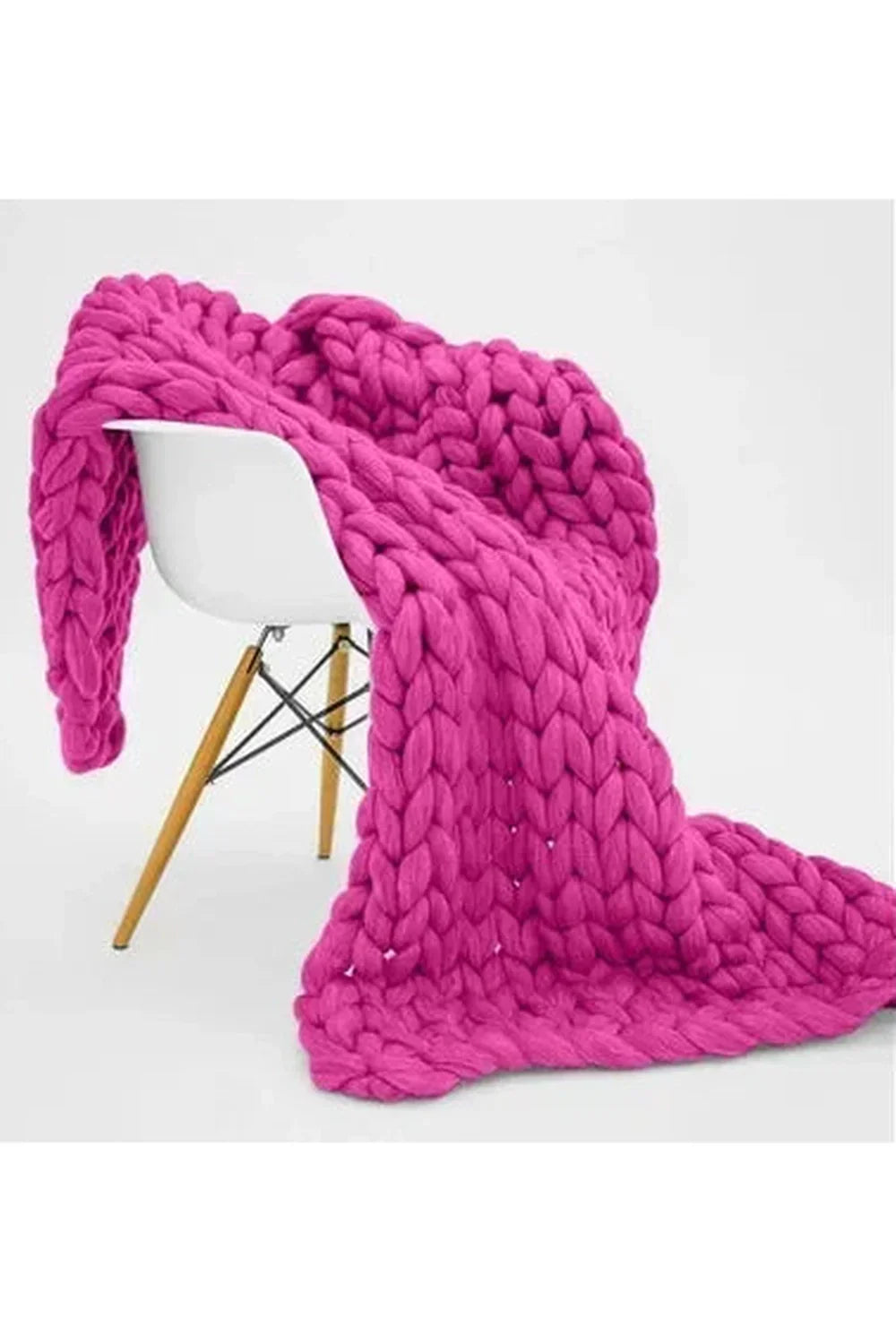 Vivolux | Gemütliche Strick Chunky Decke