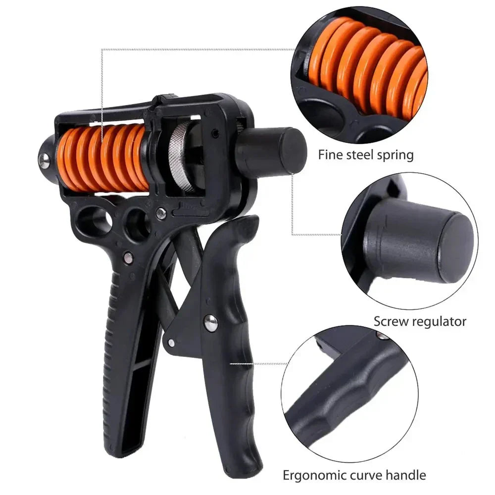 Vivolux | Verstellbarer 5-165kg Schwerer Handgriff-Stärker - Fingerexpander für Arm-, Handgelenk- und Unterarmtraining