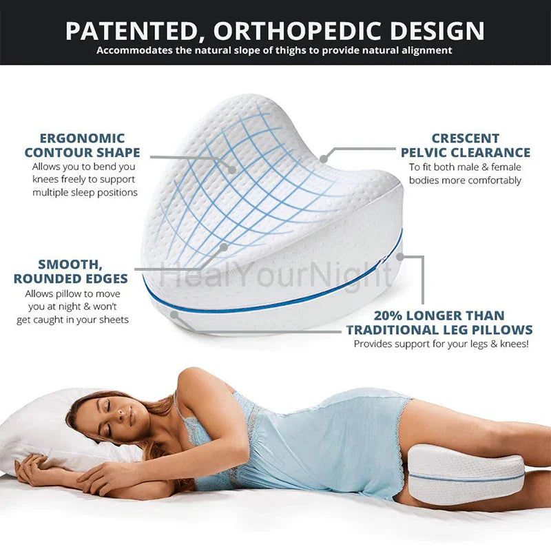 Vivolux | Orthopädisches Memory Foam Beinkissen - ComfortFoam