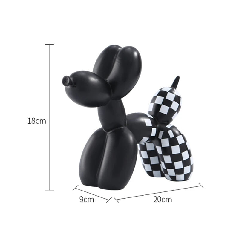 Vivolux | Luxuriöse Wohnkultur, Ballonhund Deko, Büroschreibtisch Zubehör, Tier Deko, moderne beliebte Kunst, nordische Statuen
