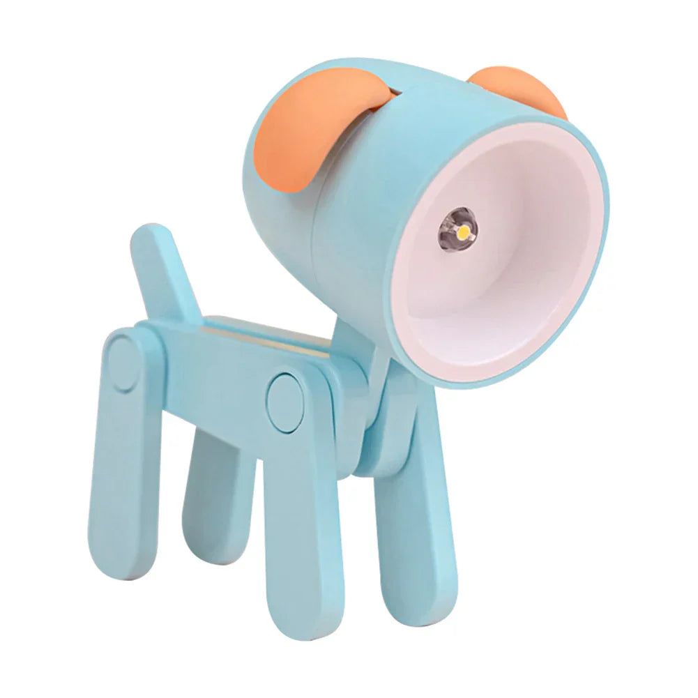 Vivolux | Süße LED-Nachtlampe - Mini-Hund, Hirsch, Dinosaurier Falt-Tischlampe für das Kinderzimmer