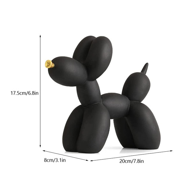 Vivolux | Luxuriöse Wohnkultur, Ballonhund Deko, Büroschreibtisch Zubehör, Tier Deko, moderne beliebte Kunst, nordische Statuen