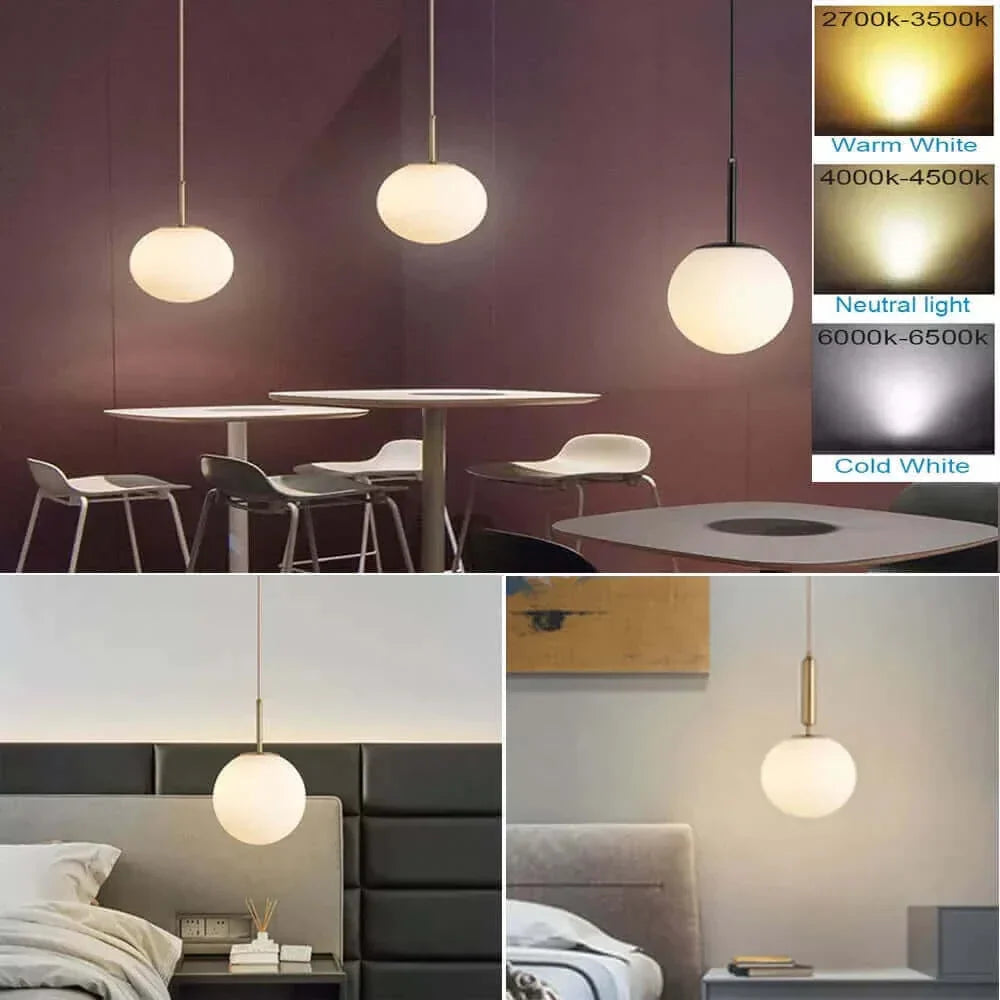 Vivolux | Mid-Century Modern Glas Ball Pendelleuchte