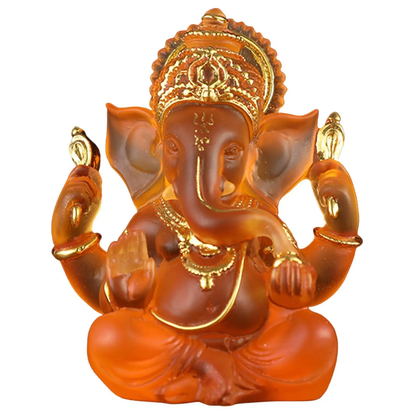 Vivolux | Seltene farbige semi-transparente Ganesh-Statuen für Glück in Ihrem Zuhause