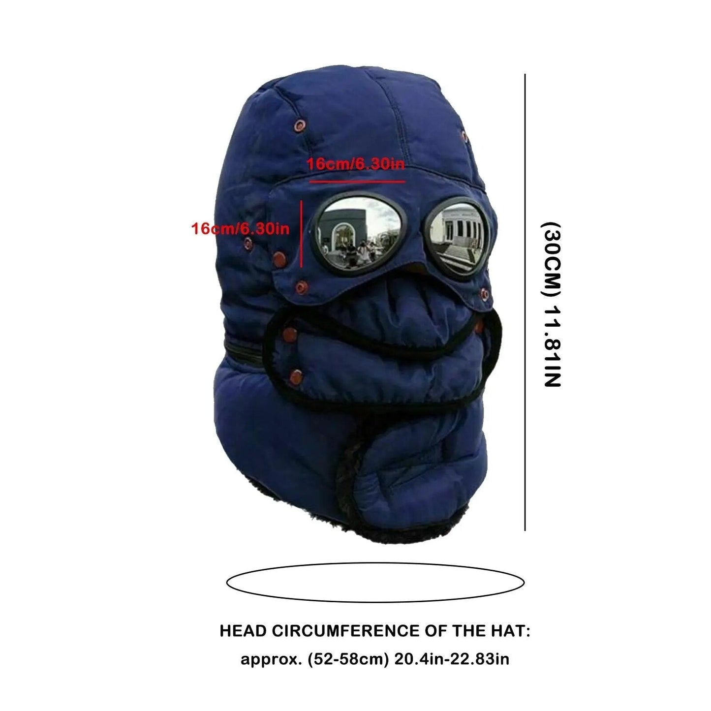 Vivolux | Polar Vision Thermo Winddichte Gesichtsbedeckung Mütze