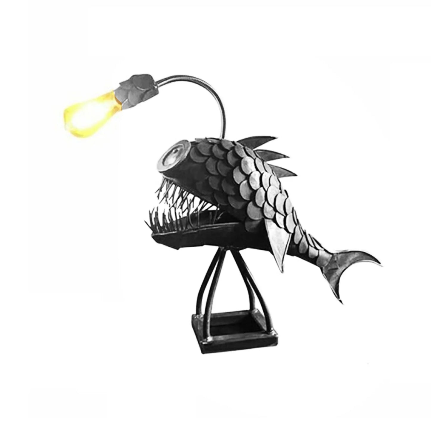 Vivolux | Tischlampe - RusticFish - Anpassbare Beleuchtung - Handgefertigter Künstlerischer Charme
