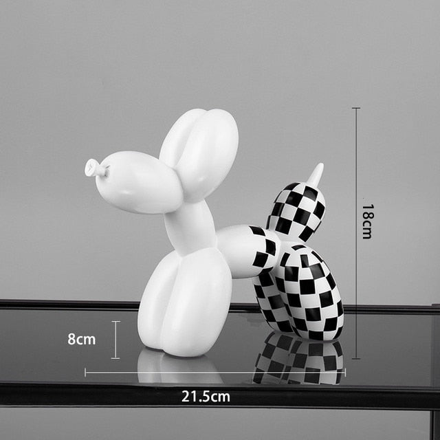 Vivolux | Luxuriöse Wohnkultur, Ballonhund Deko, Büroschreibtisch Zubehör, Tier Deko, moderne beliebte Kunst, nordische Statuen