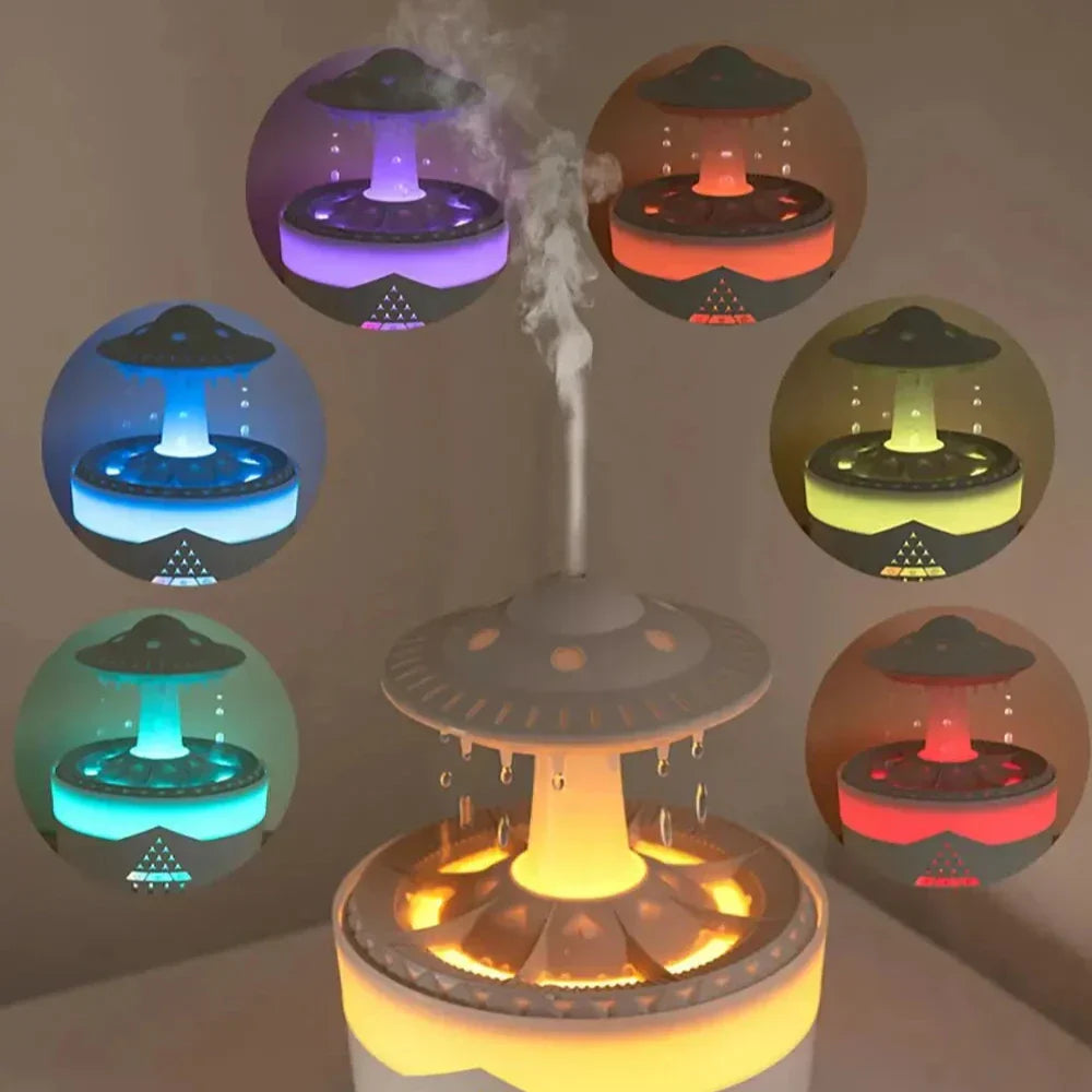 Vivolux | UFO Luftbefeuchter | Ultraschall Aromatherapie Diffuser mit Fernbedienung - Grosven