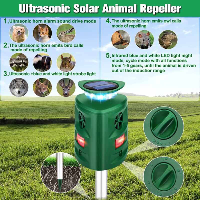 Vivolux | Solar-Ultraschall-Repeller