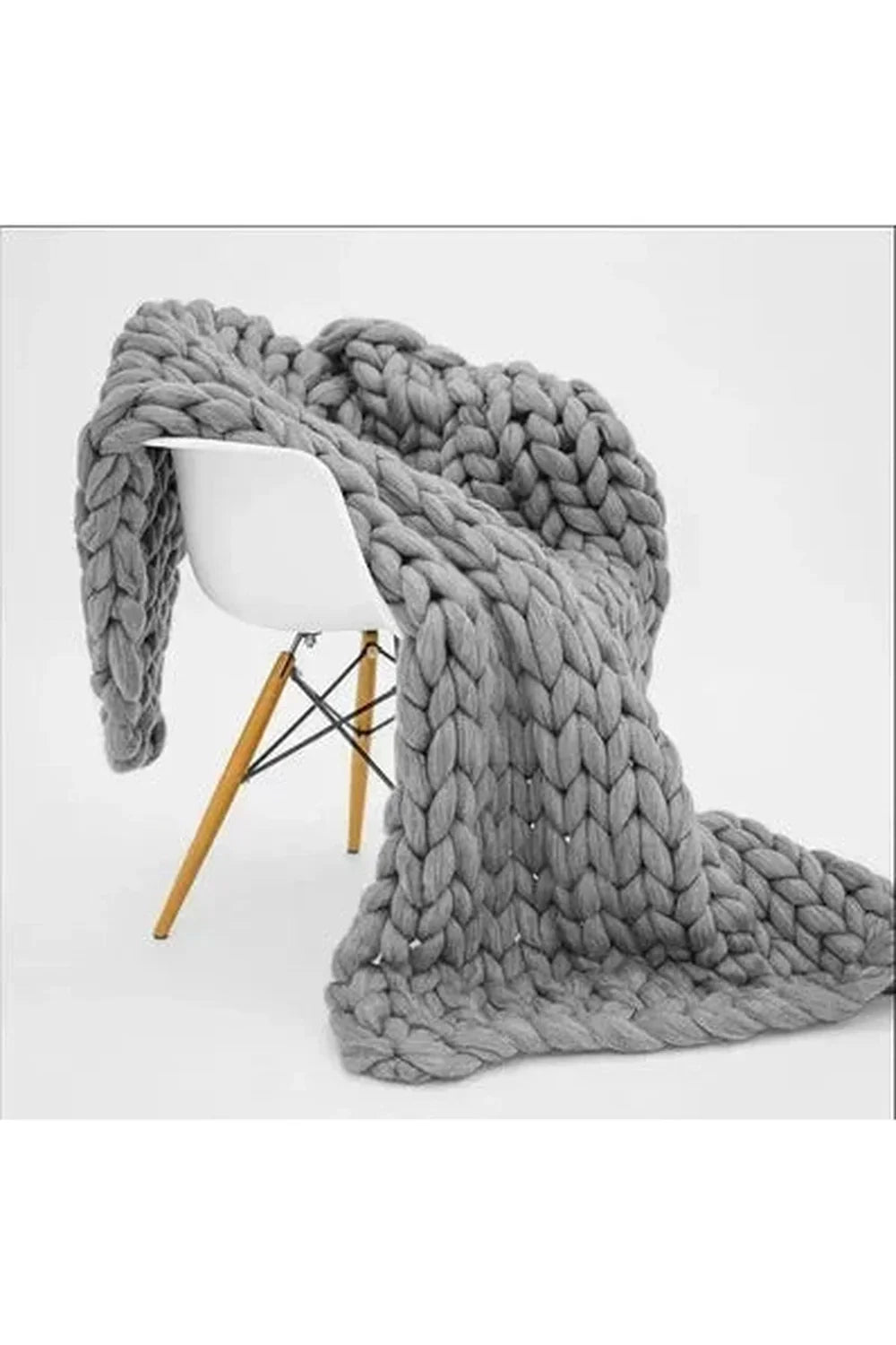 Vivolux | Gemütliche Strick Chunky Decke