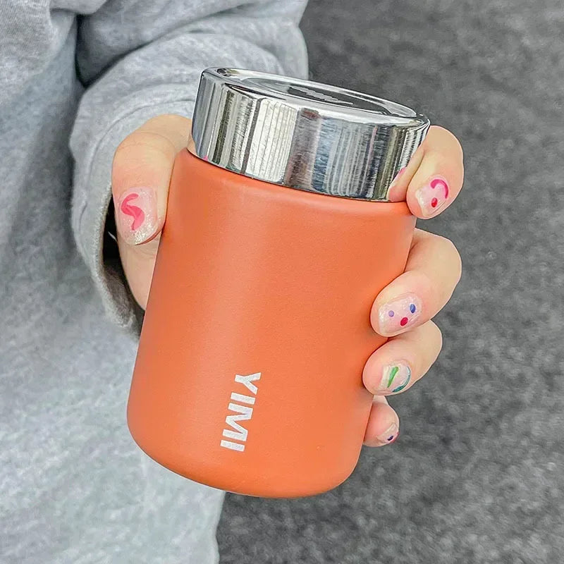 Vivolux | 230ml Mini 316 Edelstahl Tragbare Thermoskanne - Taschen-Vakuumflasche