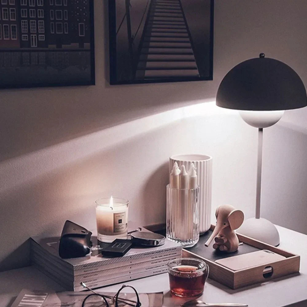 Vivolux | Verstellbare Helligkeit Blumenpottlampe - Italienische wiederaufladbare Tischlampe VP3