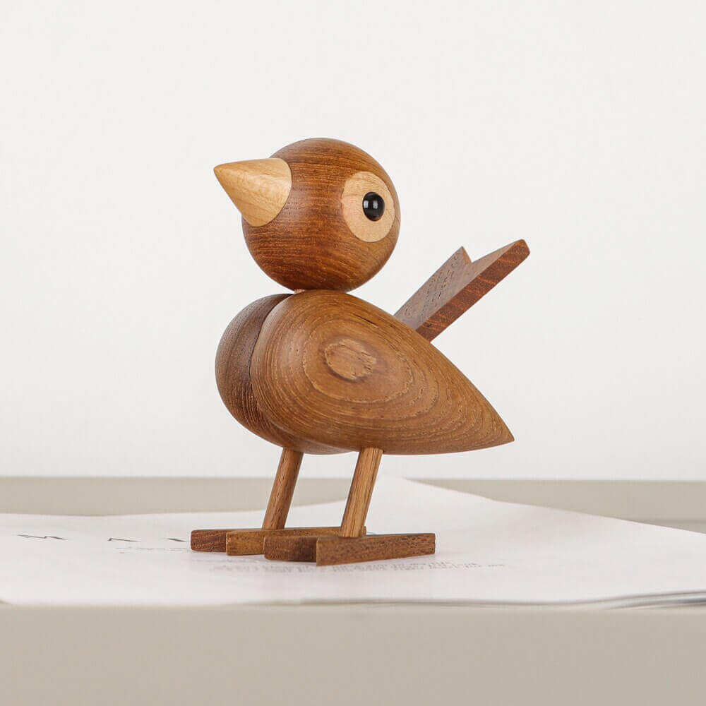 Vivolux | Ein kleiner Vogel hat mir gesagt, nordisches Holzornament