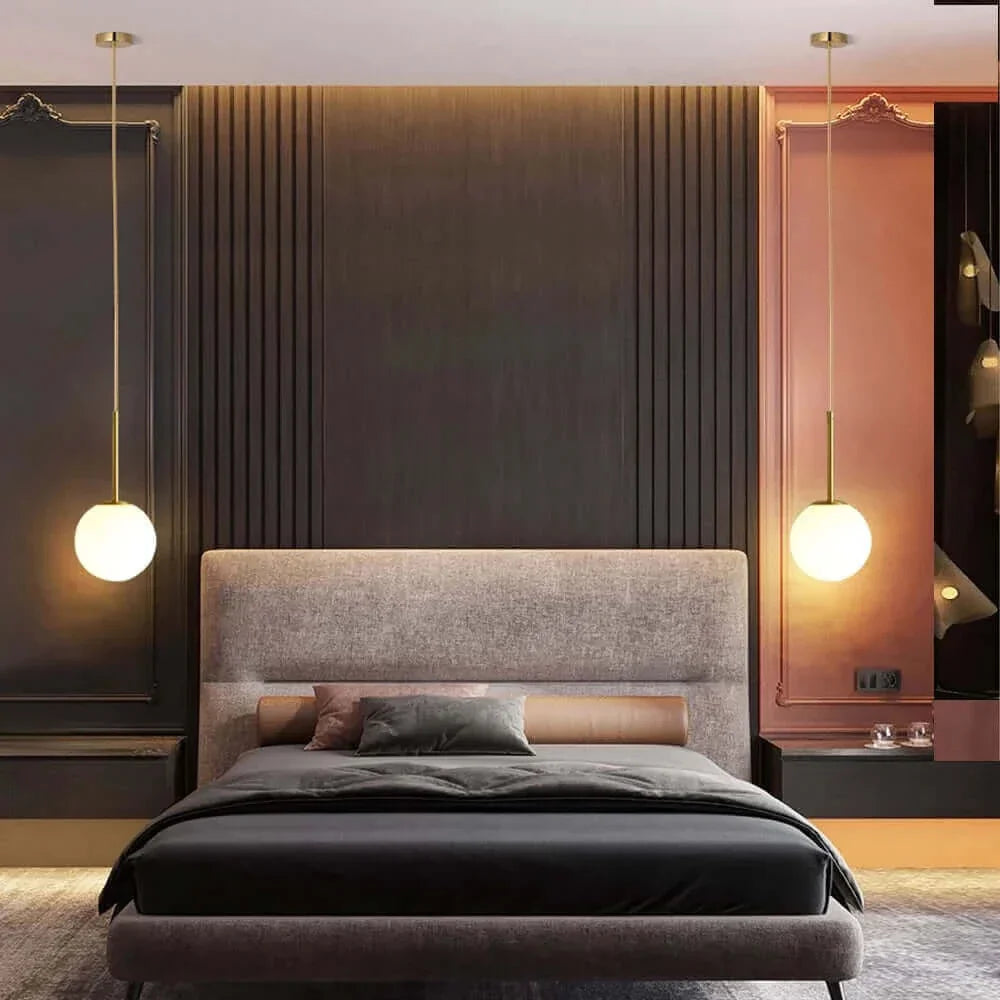 Vivolux | Mid-Century Modern Glas Ball Pendelleuchte