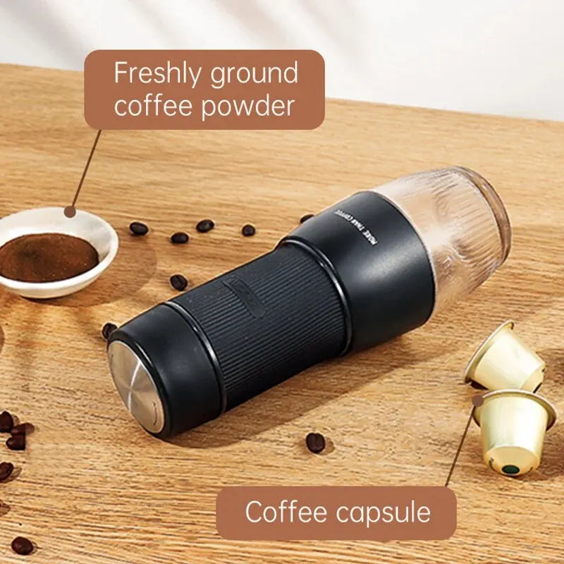 Vivolux | Tragbare Kaffeemaschine 18 Bar, Handdruckbetrieb, ZZUOM CM101, Kompakte Extraktion für Outdoor-Camping-Reise-Nutzung