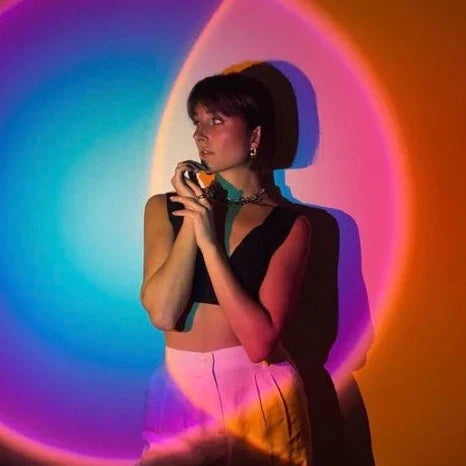 Vivolux | Sonnenuntergang Lampe - Luminex - USB Angetrieben - Regenbogen Projektion