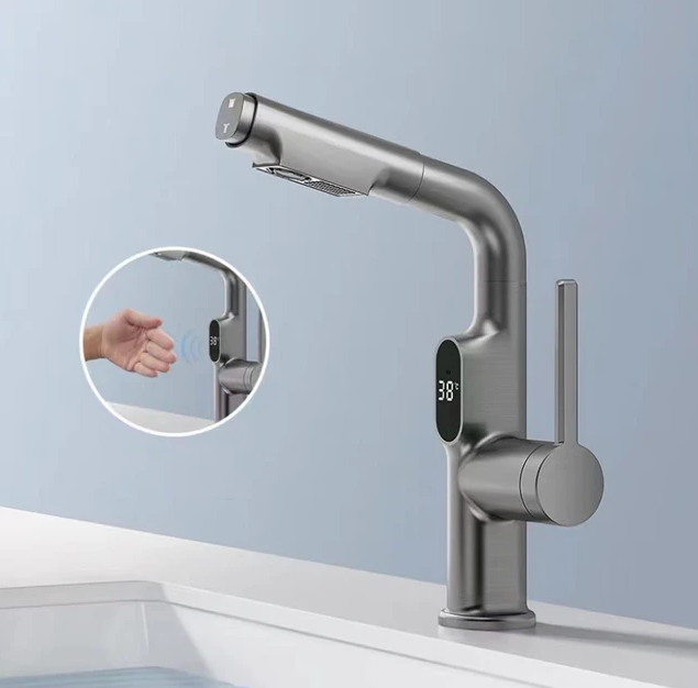 SmartFaucet Pro: Intelligenter Wasserhahn mit Digitalanzeige