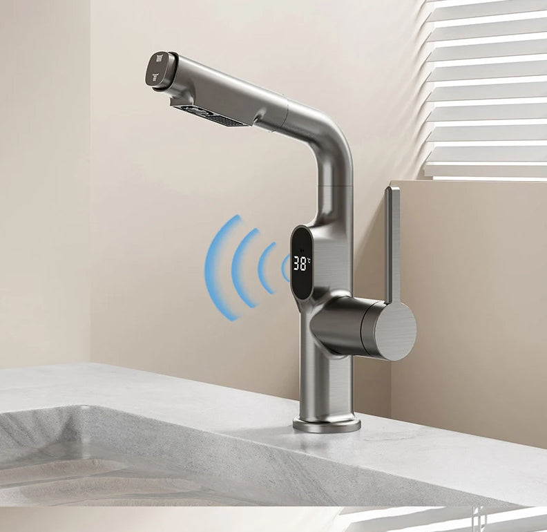 SmartFaucet Pro: Intelligenter Wasserhahn mit Digitalanzeige
