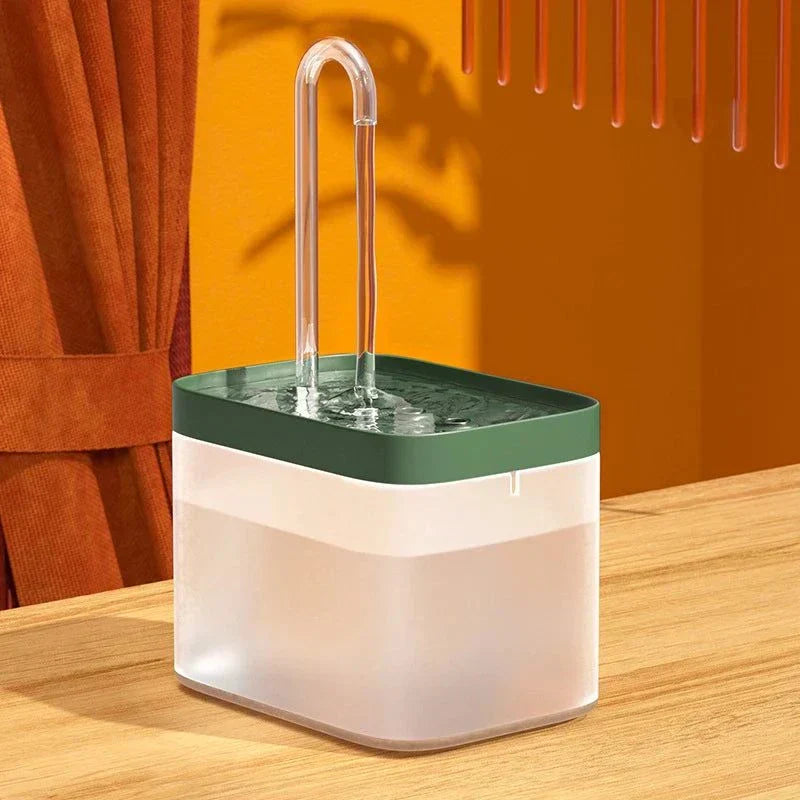 Vivolux | Ultra-leise Haustier-Wasserbrunnen mit intelligenter Filtration - 1,5 l Edelstahl